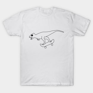 Skateboarding Dino T-Shirt